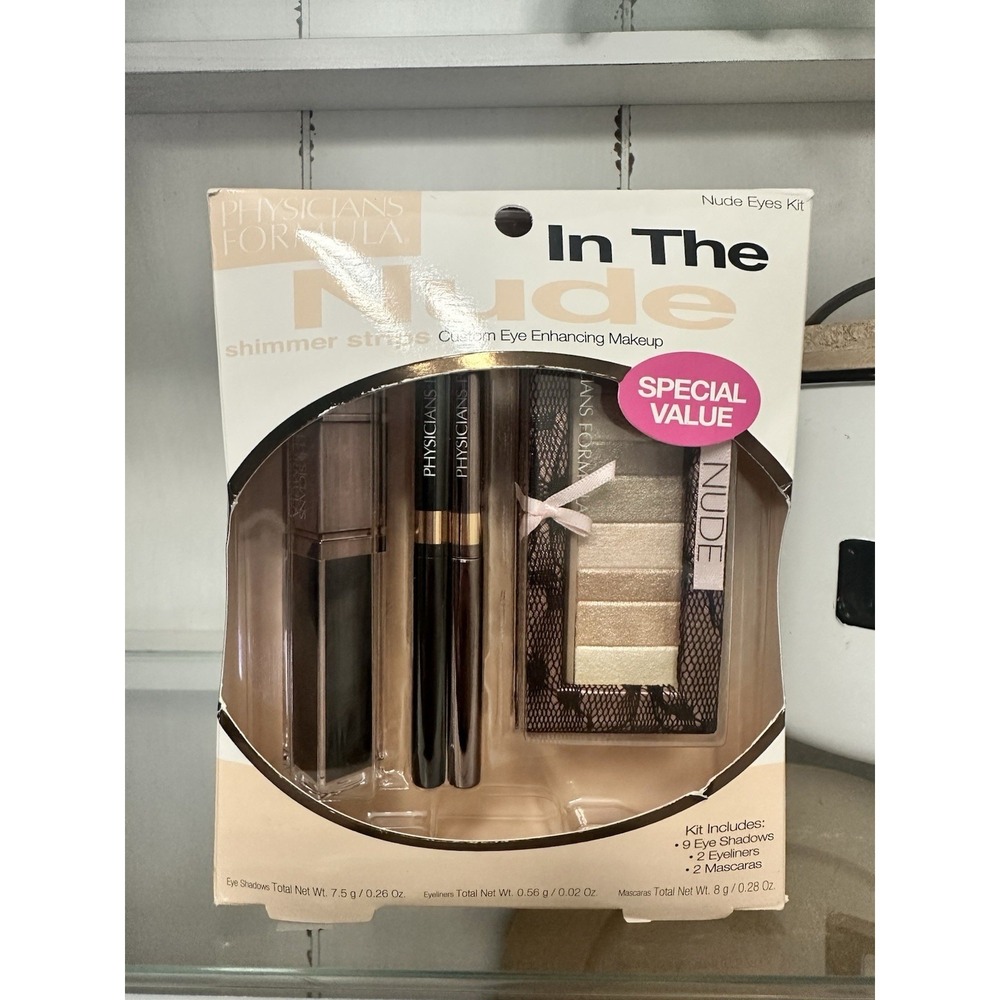 Physicians Formula In The Nude Shimmer Strips Eye Makeup Kit NEW Special Value